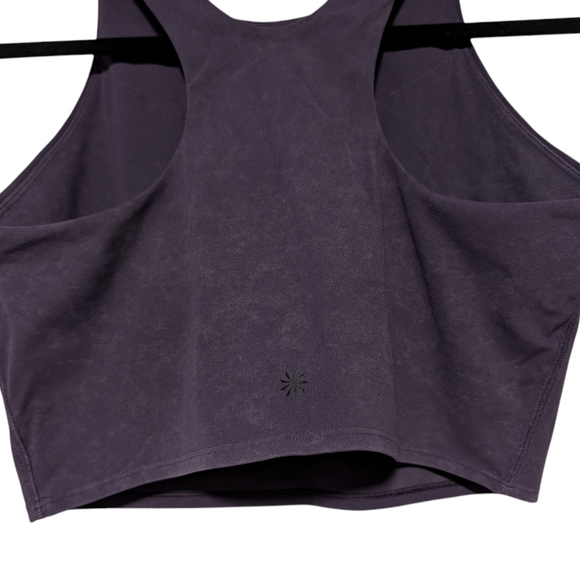 Athleta Conscious Garment Wash Crop D-DD, Mythical Purple SIZE L - Picture 6 of 9